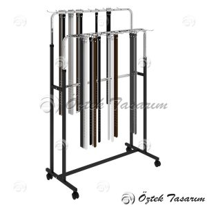 TD 119 Adjustable Belt Display Stand - Görsel 2