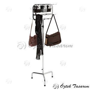 TD 73 Tie & Belt Display Stand - Görsel 2