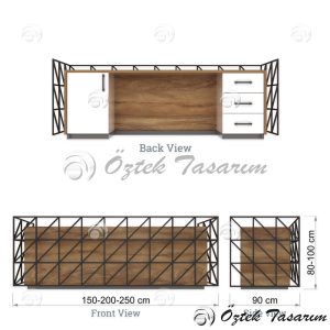 TEBA 40 Store Cash Desk - Görsel 3