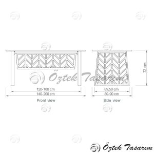 BALANCE M11 Ofis Masası - Görsel 5