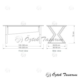 BALANCE M6 Ofis Masası - Görsel 5