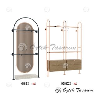 MOD 1021-1022 Raf & Askı Duvar Sistemi - Görsel 3