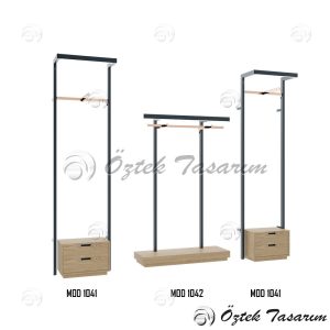 MOD 1041-1042 Raf & Askı Duvar Sistemi - Görsel 3