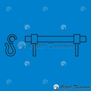 OZ 66 Çerçeve Asma Çengeli - Görsel 5