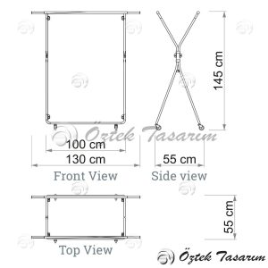 ROTA S40 Çiftli Katanır Stand [ TD 51 ] - Görsel 3